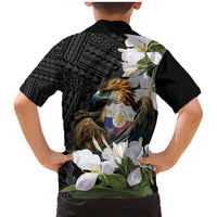 Philippines Eagle with Coat Of Arm Family Matching Mermaid Dress and Hawaiian Shirt Simple Sampaguita Jasmine LT9 - Wonder Print Shop