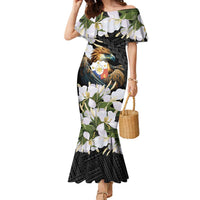 Philippines Eagle with Coat Of Arm Family Matching Mermaid Dress and Hawaiian Shirt Simple Sampaguita Jasmine LT9 - Wonder Print Shop