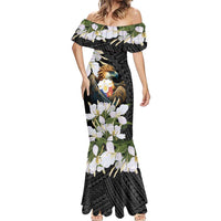 Philippines Eagle with Coat Of Arm Mermaid Dress Simple Sampaguita Jasmine - Wonder Print Shop