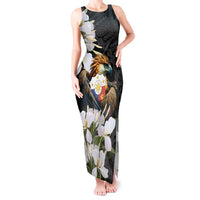 Philippines Eagle with Coat Of Arm Tank Maxi Dress Simple Sampaguita Jasmine - Wonder Print Shop