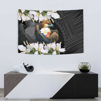 Philippines Eagle with Coat Of Arm Tapestry Simple Sampaguita Jasmine - Wonder Print Shop