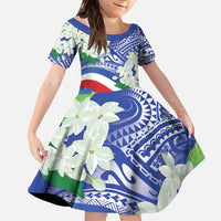 Philippines Flag Family Matching Long Sleeve Bodycon Dress and Hawaiian Shirt Sampaguita Jasmine with Polynesian Tribal LT9 - Wonder Print Shop