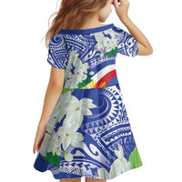Philippines Flag Family Matching Off Shoulder Maxi Dress and Hawaiian Shirt Sampaguita Jasmine with Polynesian Tribal LT9 - Wonder Print Shop
