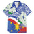 Philippines Flag Hawaiian Shirt Sampaguita Jasmine with Polynesian Tribal - Wonder Print Shop