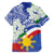 Philippines Flag Hawaiian Shirt Sampaguita Jasmine with Polynesian Tribal - Wonder Print Shop