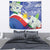 Philippines Flag Tapestry Sampaguita Jasmine with Polynesian Tribal - Wonder Print Shop