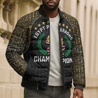 Custom Egypt Pharaohs Bomber Puffer Jacket African Football Champions 2025