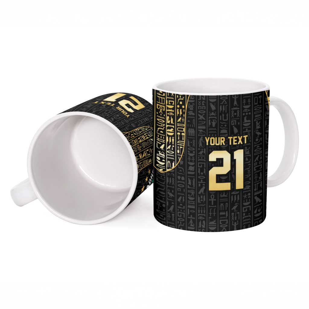 Custom Egypt Pharaohs Ceramic Mug African Football Champions 2025