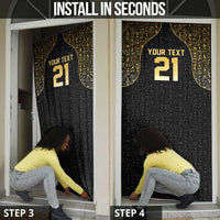 Custom Egypt Pharaohs Door Cover African Football Champions 2025