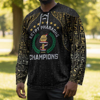 Custom Egypt Pharaohs Hockey Jersey African Football Champions 2025
