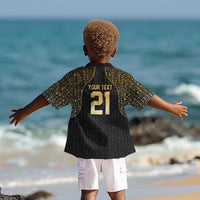 Custom Egypt Pharaohs Kid Hawaiian Shirt African Football Champions 2025