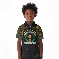 Custom Egypt Pharaohs Kid Polo Shirt African Football Champions 2025