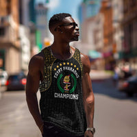 Custom Egypt Pharaohs Men Tank Top African Football Champions 2025