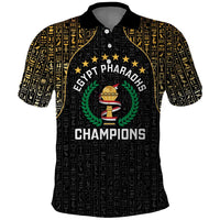 Custom Egypt Pharaohs Polo Shirt African Football Champions 2025