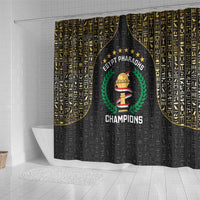 Egypt Pharaohs Shower Curtain African Football Champions 2025