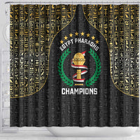 Egypt Pharaohs Shower Curtain African Football Champions 2025