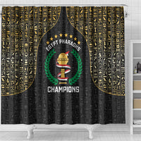 Egypt Pharaohs Shower Curtain African Football Champions 2025
