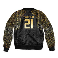 Custom Egypt Pharaohs Sleeve Zip Bomber Jacket African Football Champions 2025