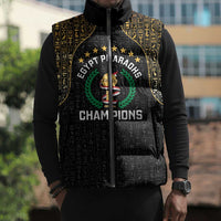 Custom Egypt Pharaohs Sleeveless Puffer Jacket African Football Champions 2025