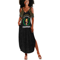 Custom Egypt Pharaohs Summer Maxi Dress African Football Champions 2025