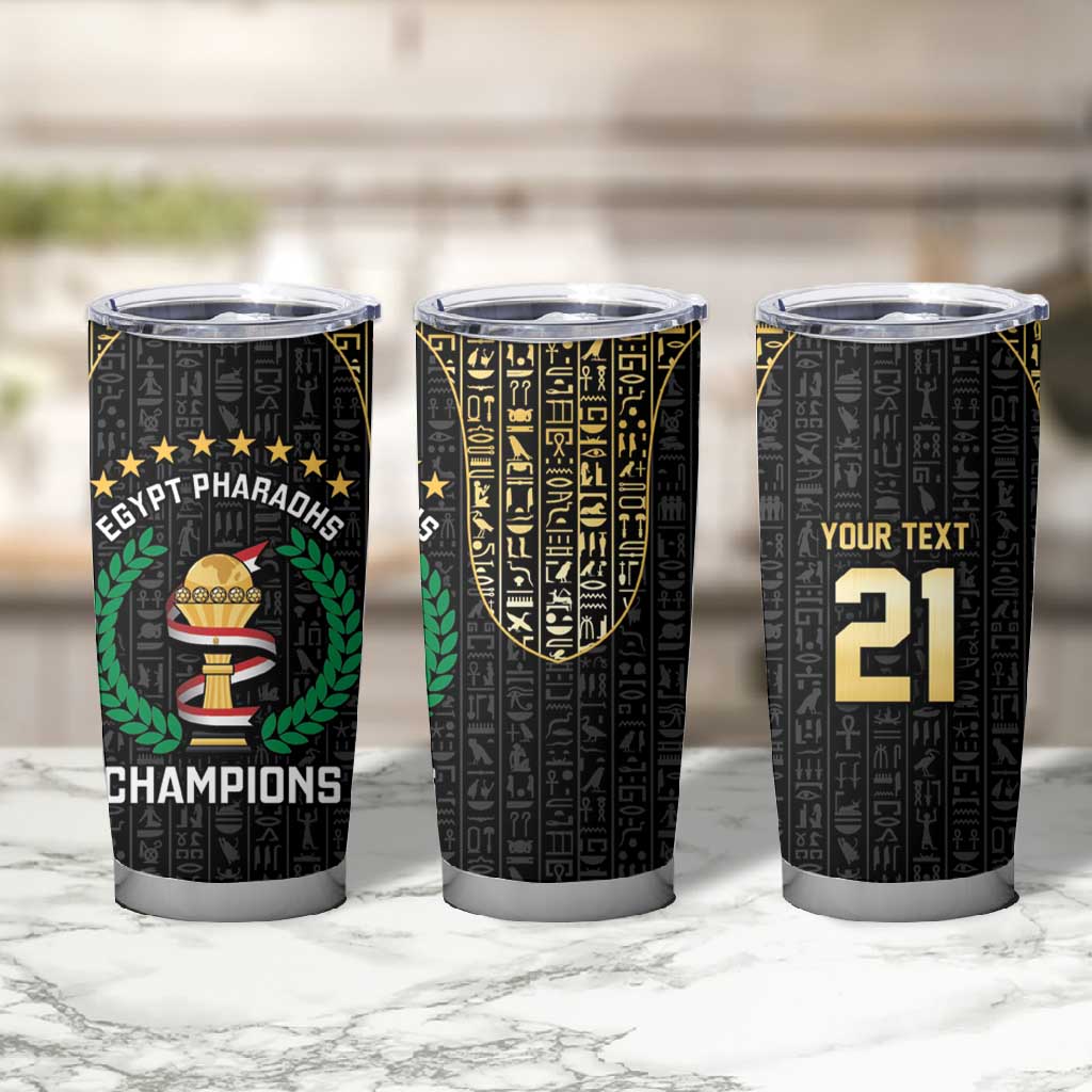Custom Egypt Pharaohs Tumbler Cup African Football Champions 2025