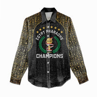 Custom Egypt Pharaohs Women Casual Shirt African Football Champions 2025