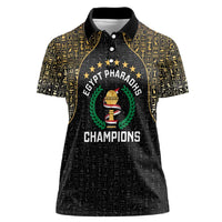 Custom Egypt Pharaohs Women Polo Shirt African Football Champions 2025