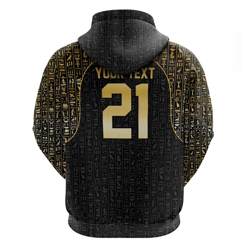 Custom Egypt Pharaohs Zip Hoodie African Football Champions 2025