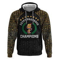 Custom Egypt Pharaohs Zip Hoodie African Football Champions 2025