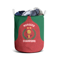 Morocco Atlas Lions Laundry Basket African Football Champions 2025