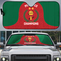 Morocco Atlas Lions Auto Sun Shade African Football Champions 2025
