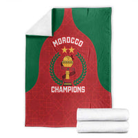 Morocco Atlas Lions Blanket African Football Champions 2025