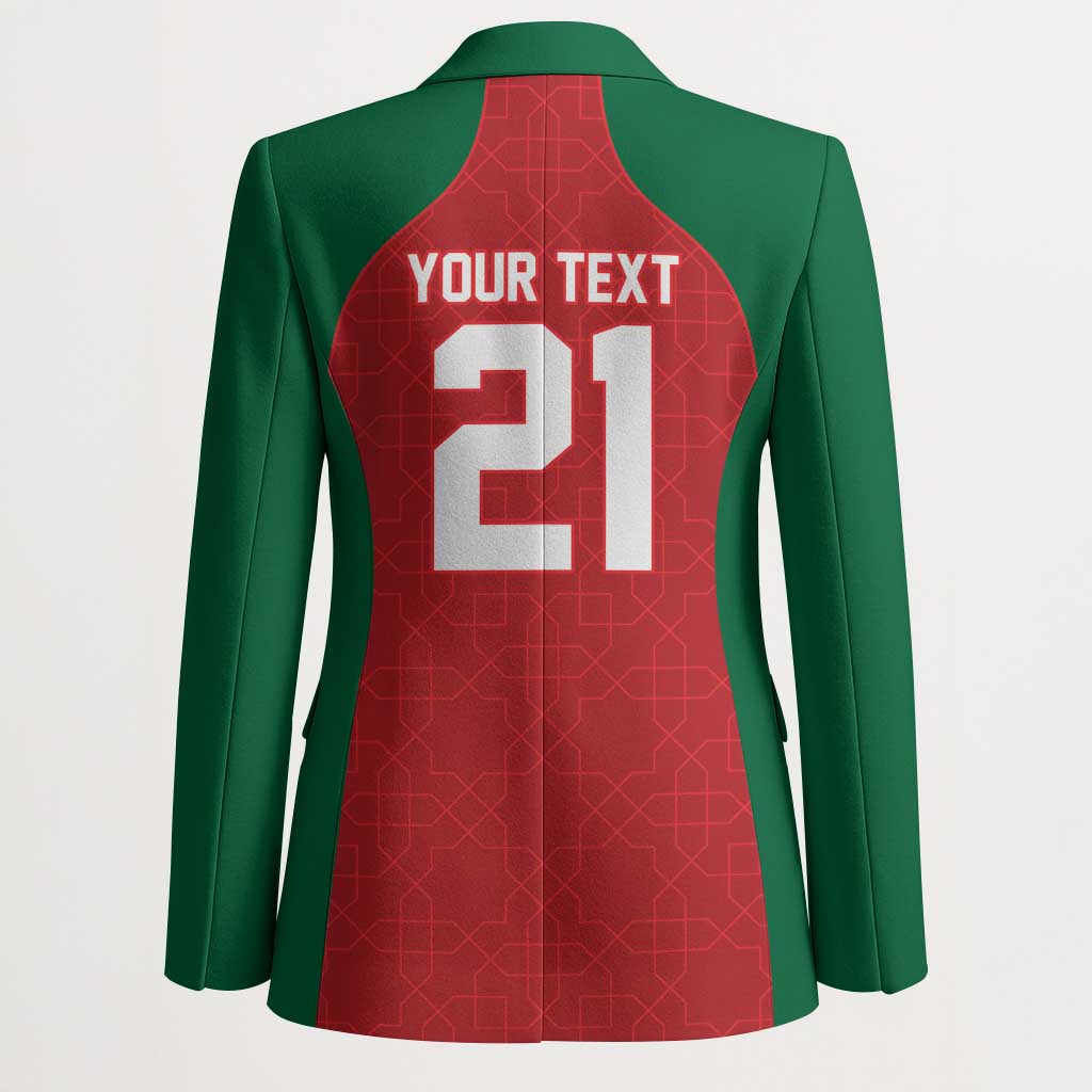 Custom Morocco Atlas Lions Blazer African Football Champions 2025