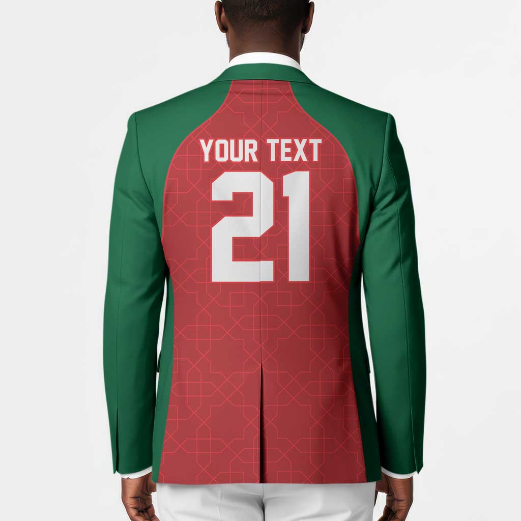 Custom Morocco Atlas Lions Blazer African Football Champions 2025