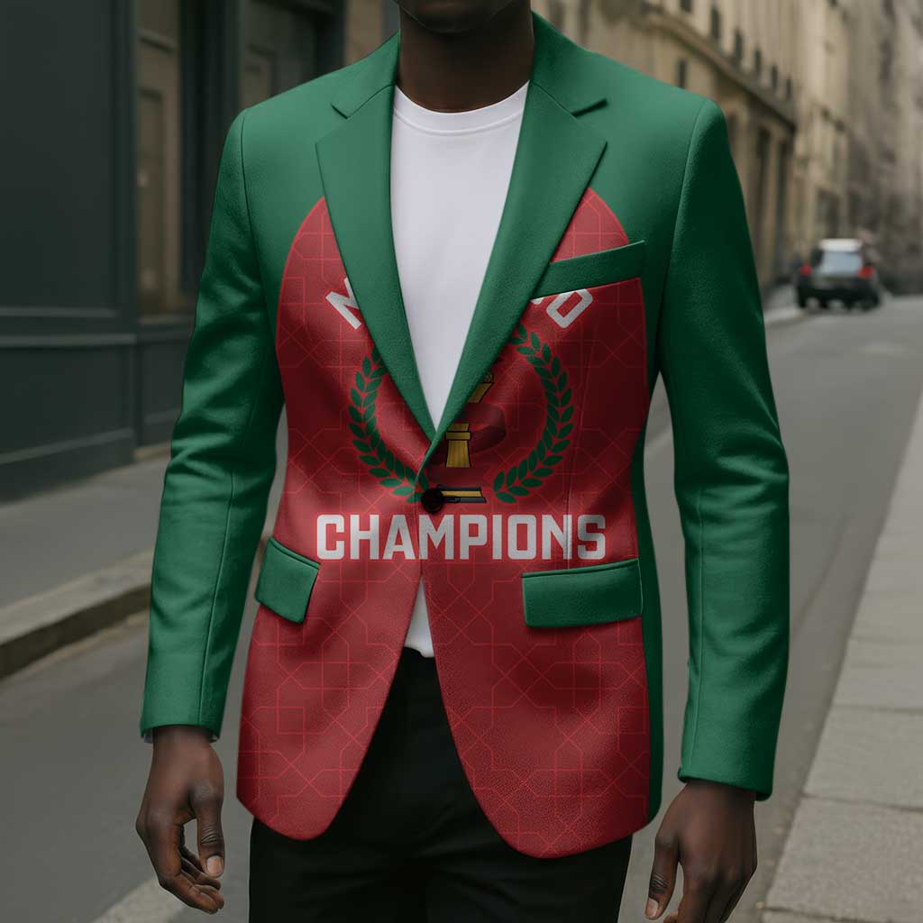 Custom Morocco Atlas Lions Blazer African Football Champions 2025