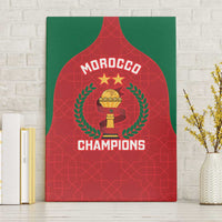 Morocco Atlas Lions Canvas Wall Art African Football Champions 2025