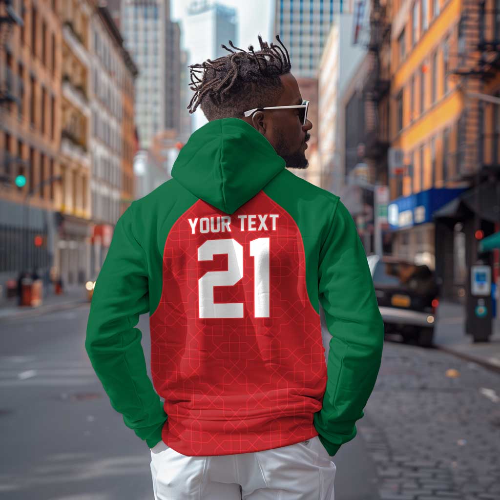 Custom Morocco Atlas Lions Hoodie African Football Champions 2025
