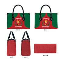 Morocco Atlas Lions Leather Bag African Football Champions 2025