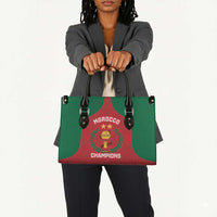 Morocco Atlas Lions Leather Bag African Football Champions 2025