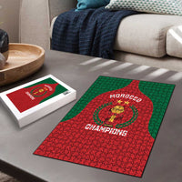 Morocco Atlas Lions Puzzle African Football Champions 2025