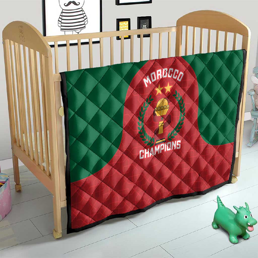 Morocco Atlas Lions Quilt African Football Champions 2025