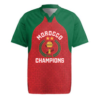 Custom Morocco Atlas Lions Rugby Jersey African Football Champions 2025