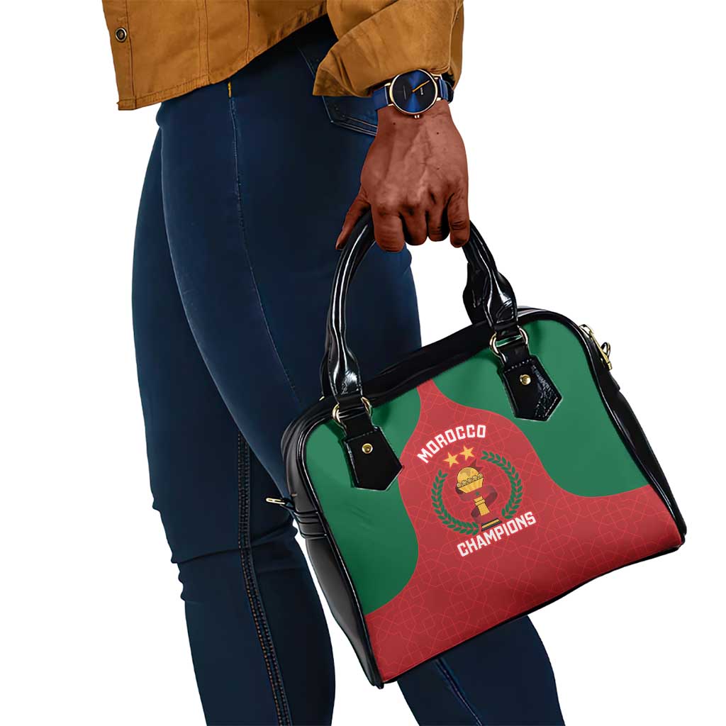 Morocco Atlas Lions Shoulder Handbag African Football Champions 2025