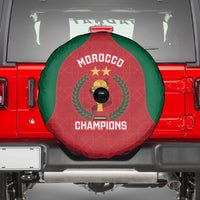Morocco Atlas Lions Spare Tire Cover African Football Champions 2025