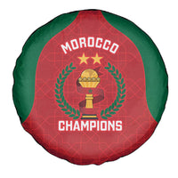 Morocco Atlas Lions Spare Tire Cover African Football Champions 2025