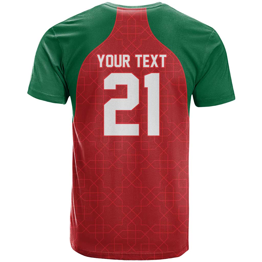 Custom Morocco Atlas Lions T shirt African Football Champions 2025