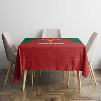 Morocco Atlas Lions Tablecloth African Football Champions 2025