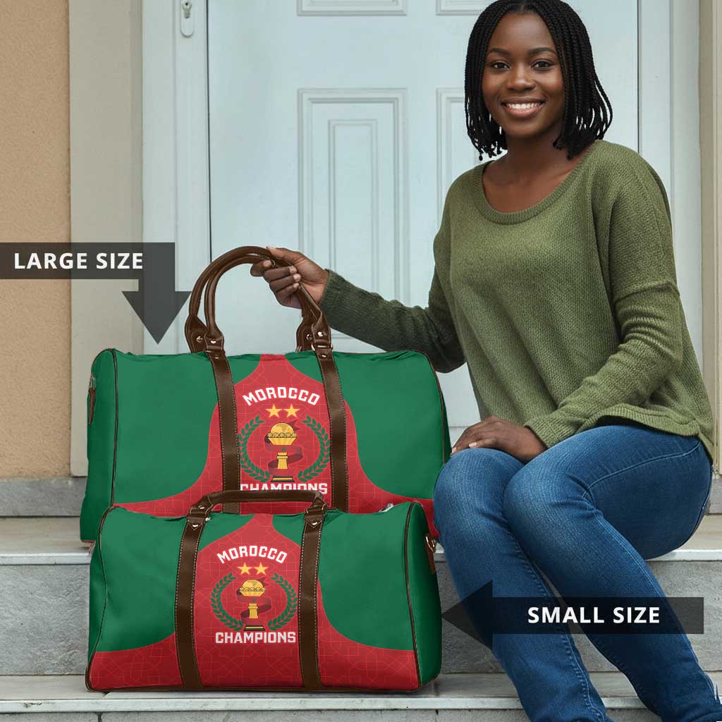 Morocco Atlas Lions Travel Bag African Football Champions 2025