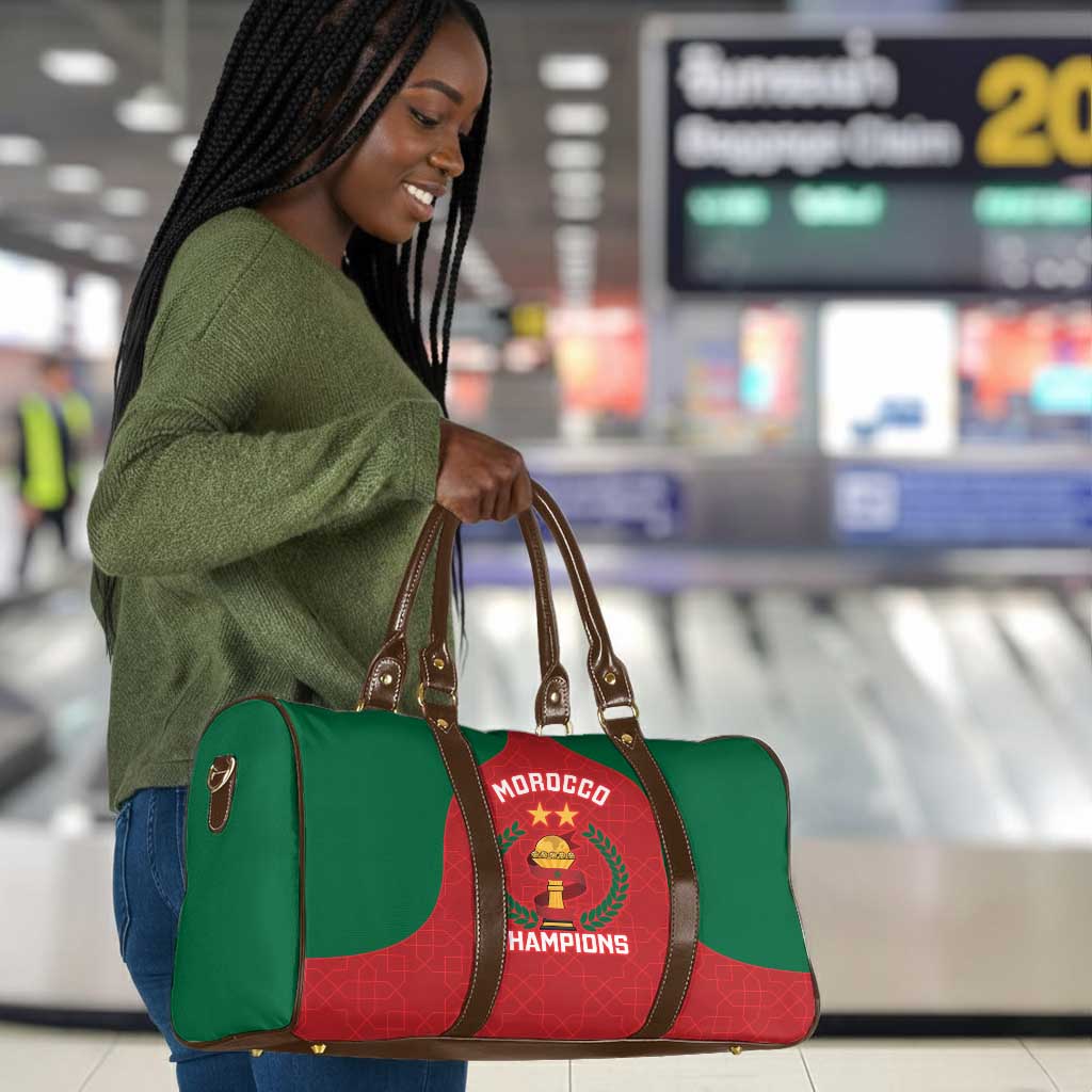Morocco Atlas Lions Travel Bag African Football Champions 2025