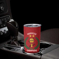 Custom Morocco Atlas Lions Tumbler Cup African Football Champions 2025